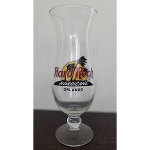 Hard Rock Cafe & Casino Orlando Florida Hurricane Bar Glass Collector Souvenir